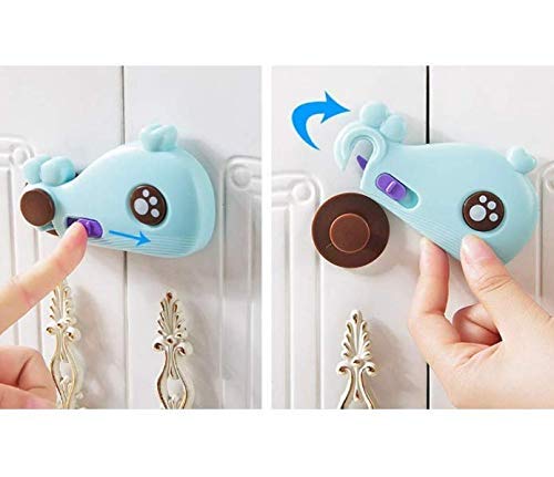 (Pack Of 2) Child Safety Kitchen Cabinet Locks With Strong Adhesive. Baby Proofing Latches Lock For Drawers