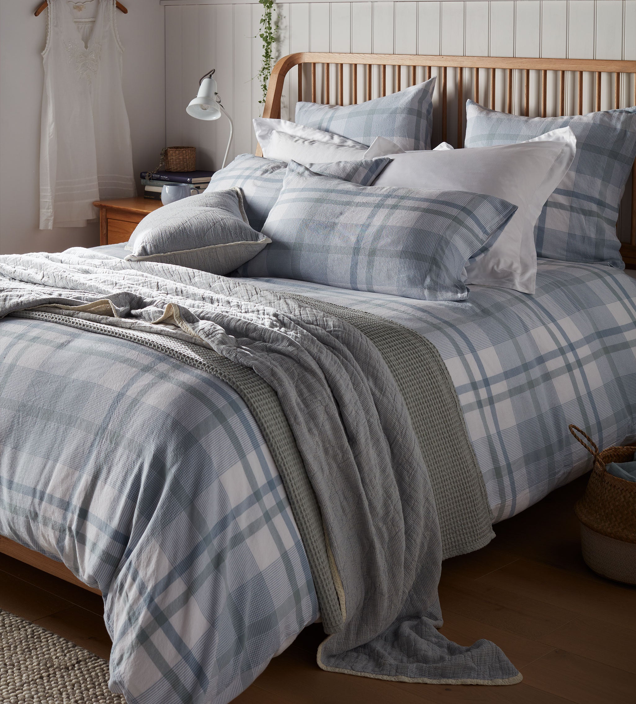 Lauren Check 100% Cotton Duvet Cover