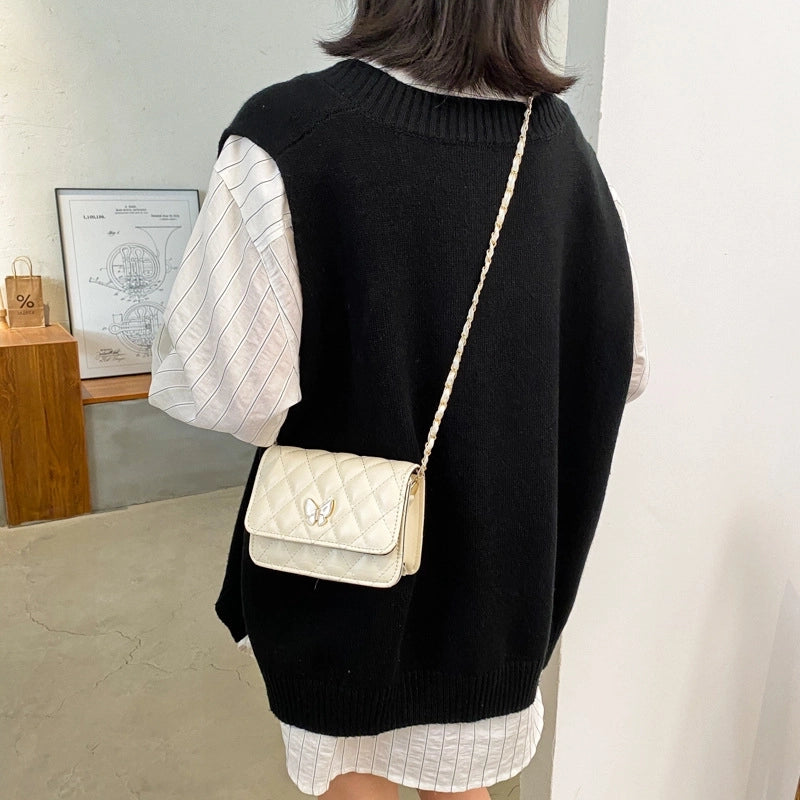 Casual Fashion Rhombic Chain Crossbody Bag