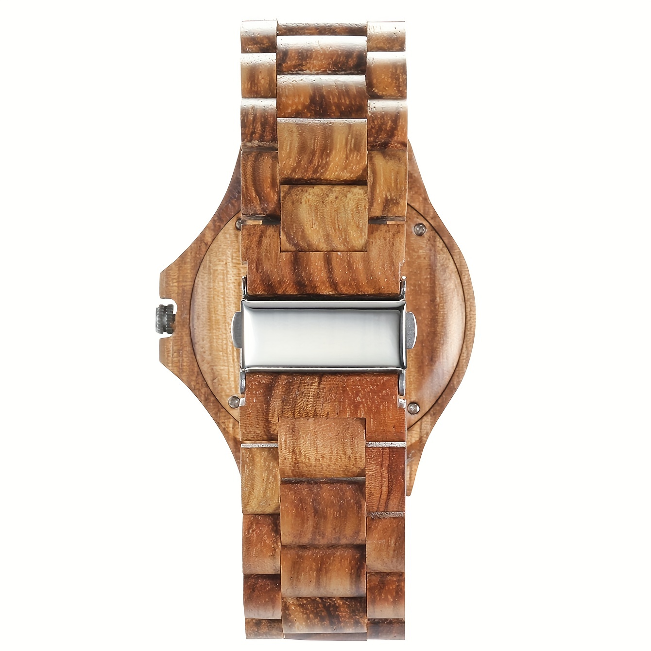 1pc Advanced Handmade Wooden Quartz Men's Watch