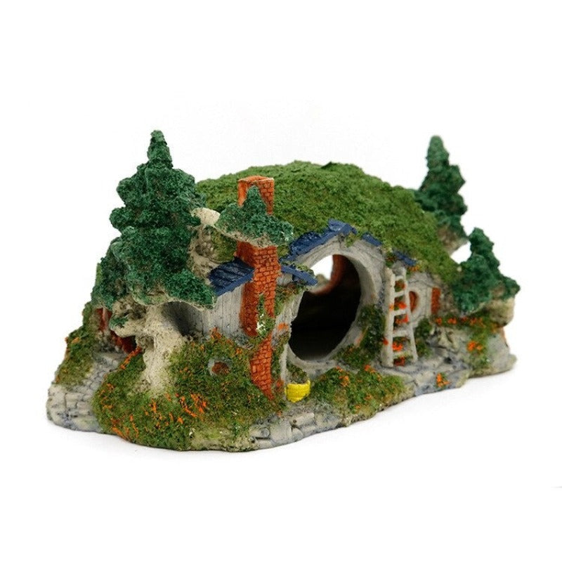 Resin Castle Ornament For Aquarium