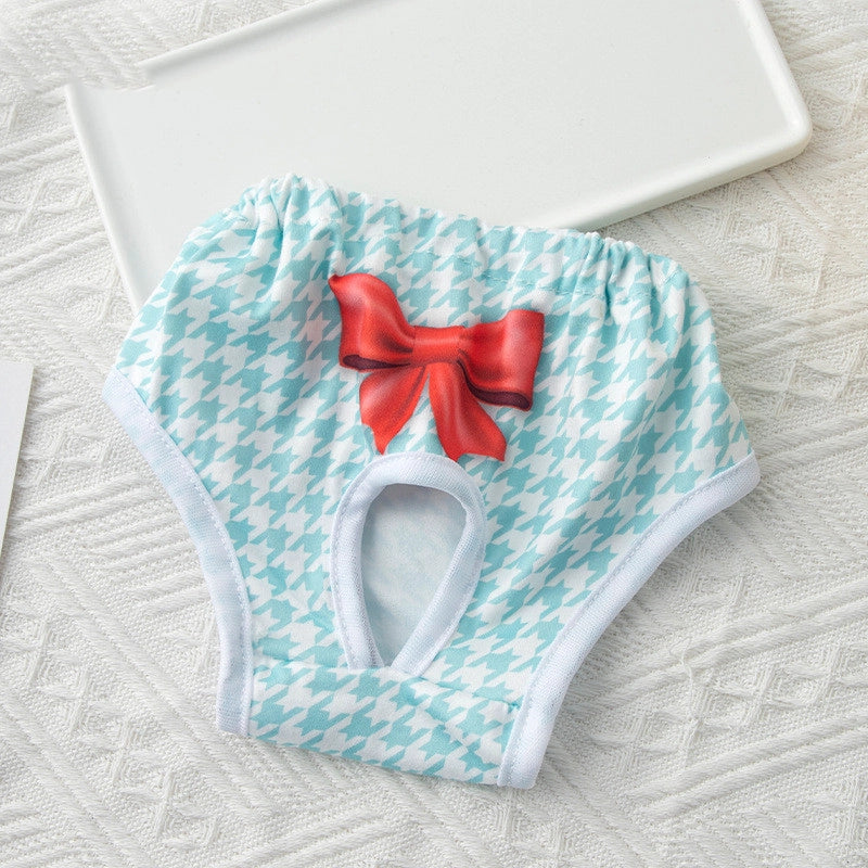 Cute Polyester Heart Shape Flower Bow Knot Pet Clothing