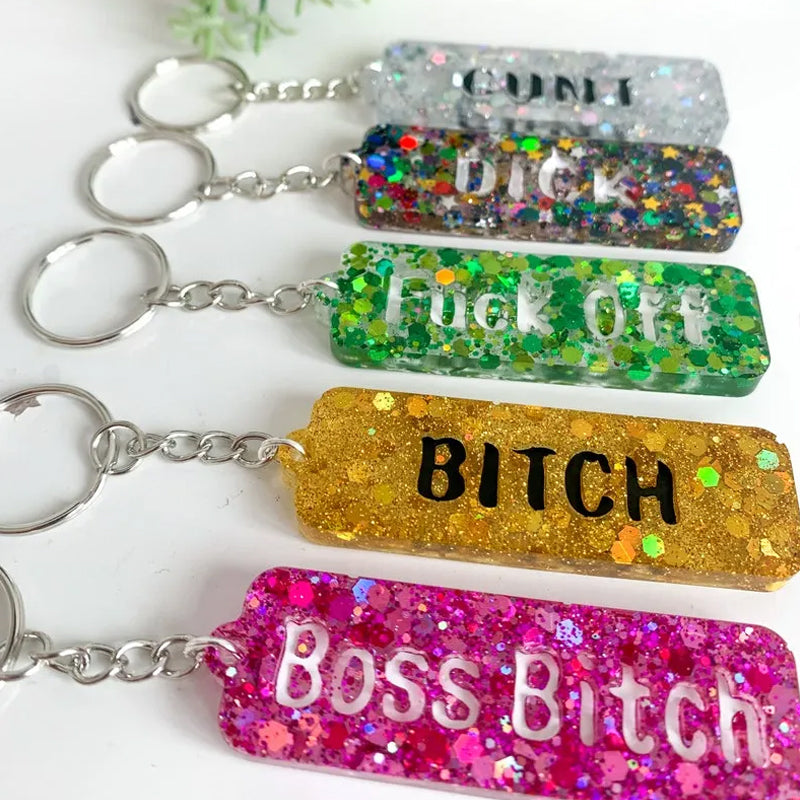 Swear Word Keychain