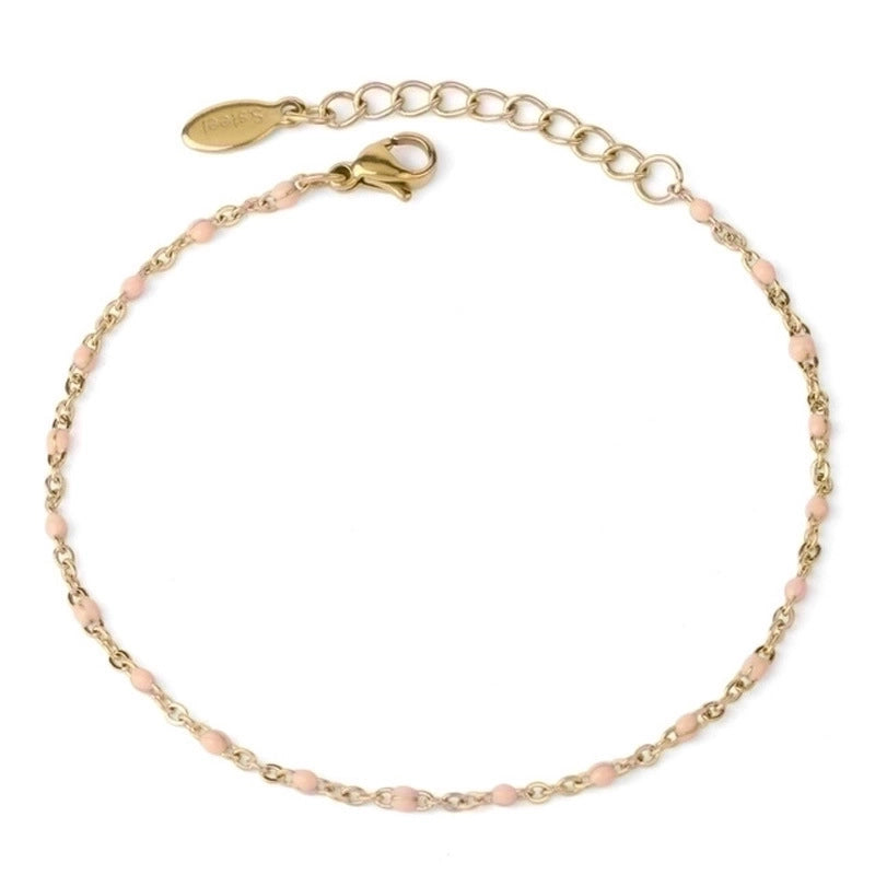 Minimalist Geometric Titanium Steel Plating Bracelets