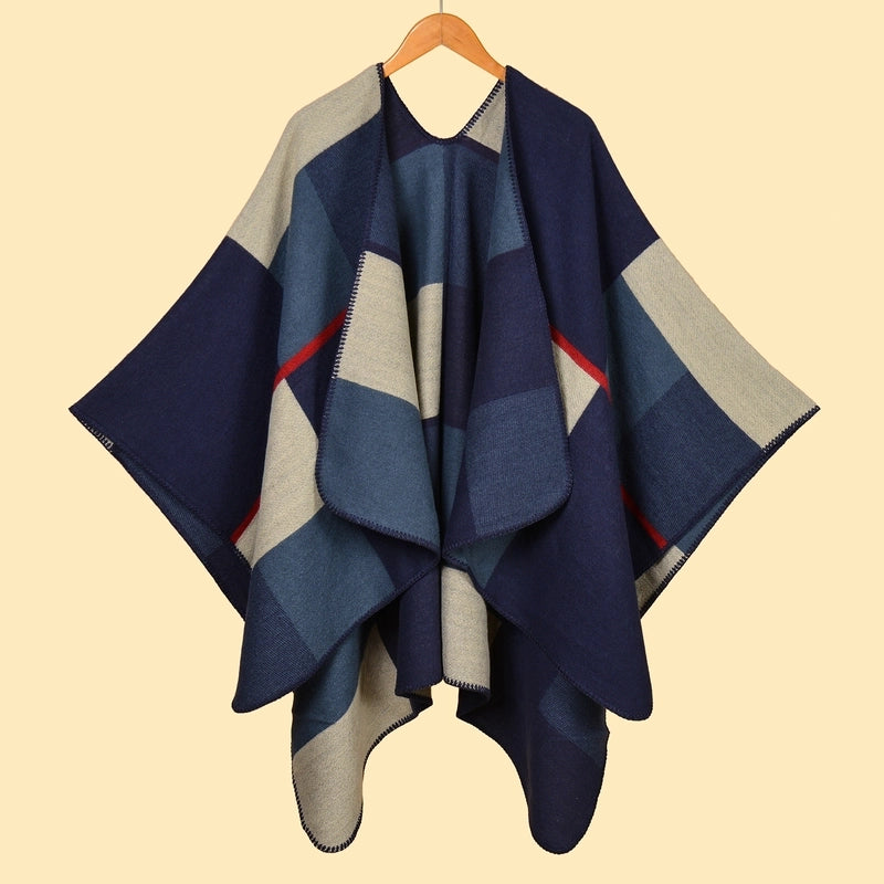 Women's Retro Graffiti Polyester Acrylic Oil Painting Shawl
