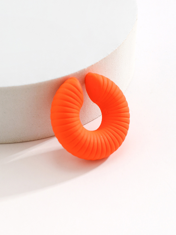 Geometric Solid Color Ear Clip