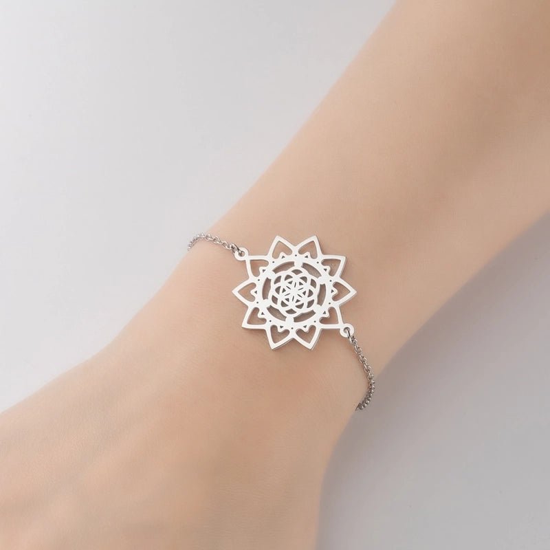 Minimalist Geometric Titanium Steel Bracelets Plating No Inlaid Stainless Steel Bracelets