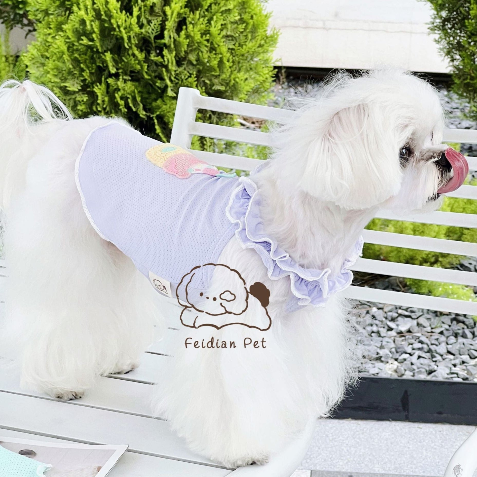 Cupcake Printed Breathable Dog Cat Vest