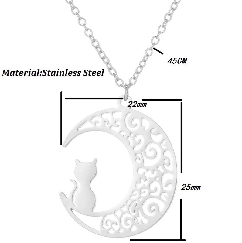 Minimalist Animal 201 Stainless Steel 18K Gold Plated Plating Stainless Steel Necklaces