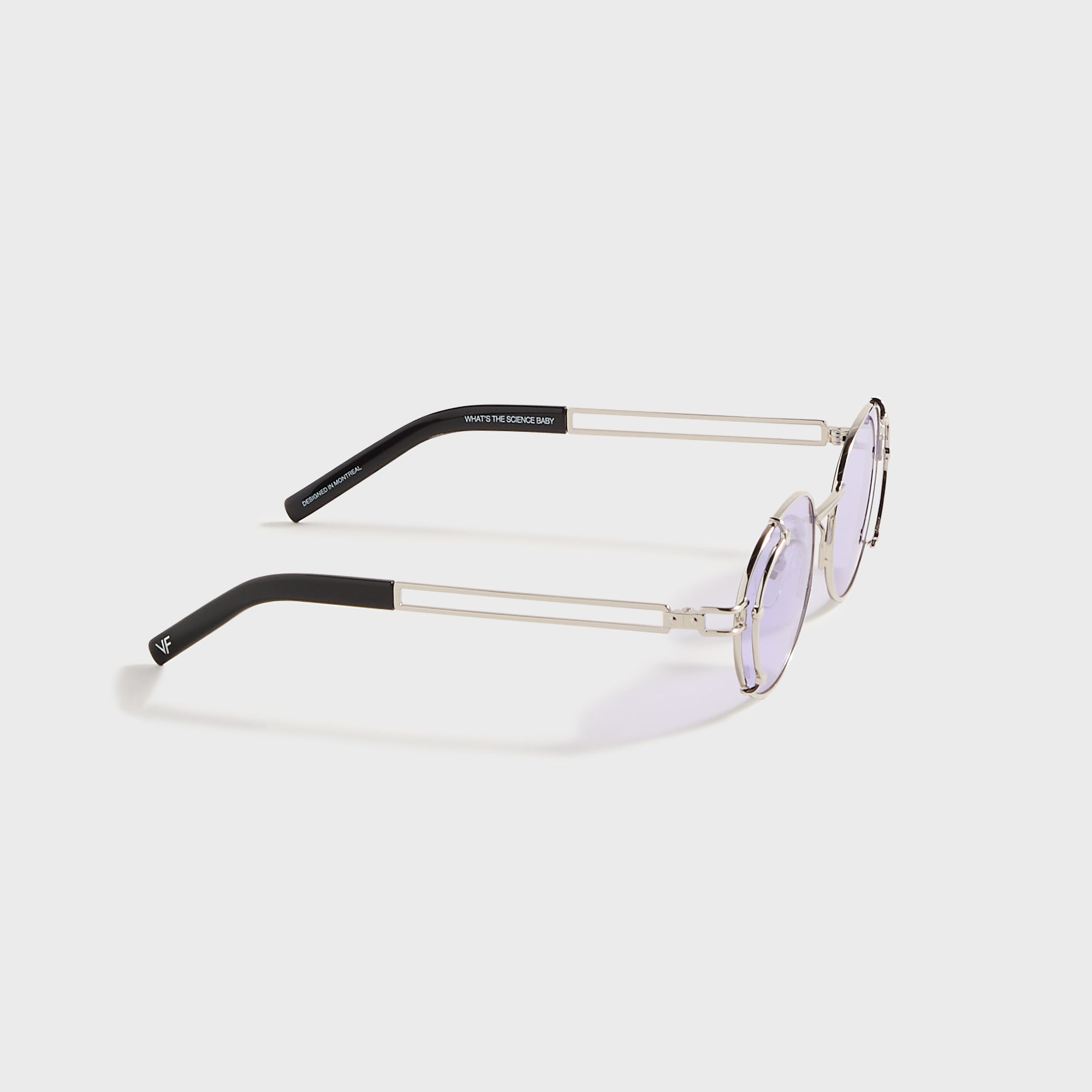 Vintage Frames Knowledge 24KT - White Gold / Deep Purple