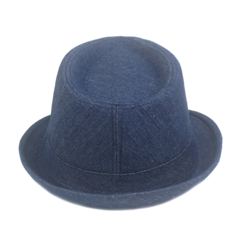 Denim Jazz Hat Men's Topper Hat Retro Old Hat Artistic Youth Topper Hat Hat