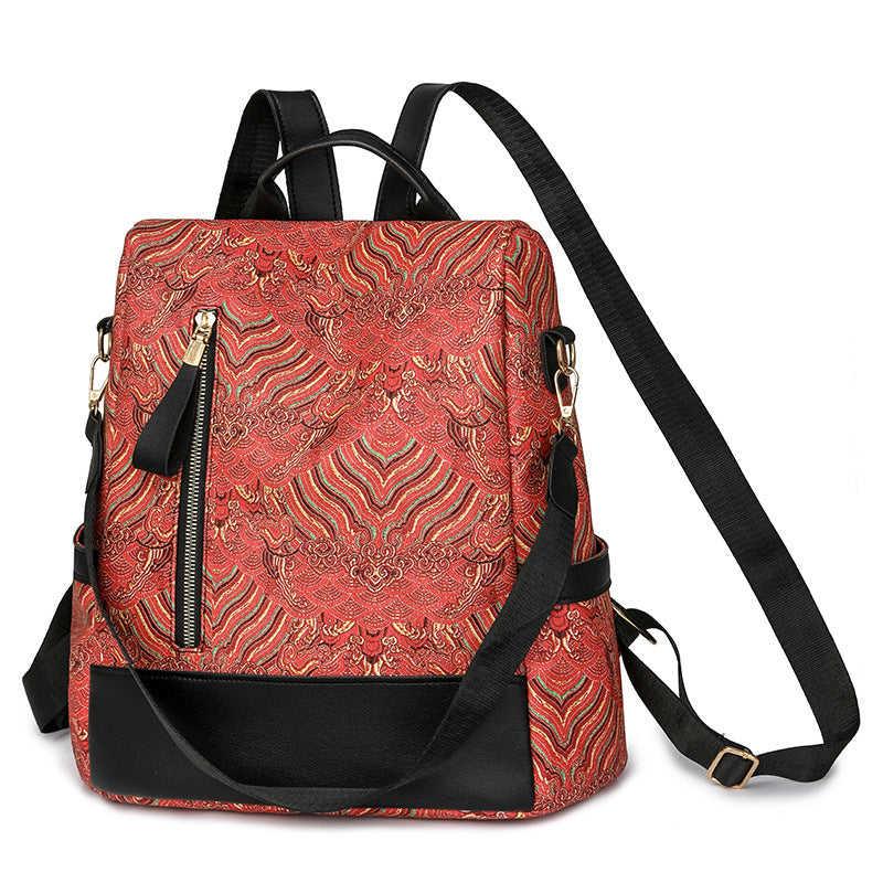 National Style Large Capacity Anti-Theft  Backpack