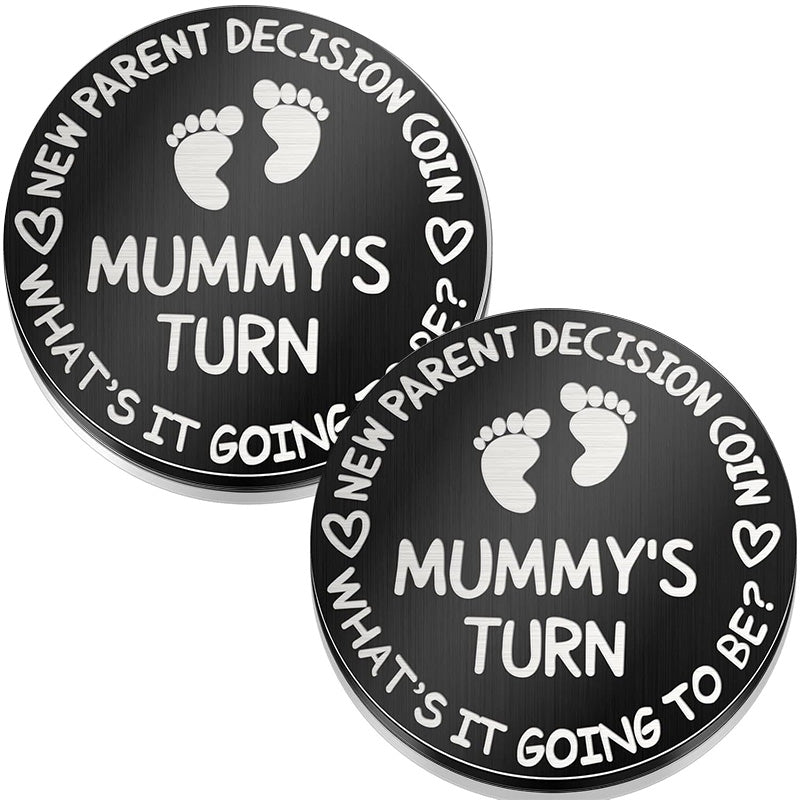 Funny Baby Gift New Parents Decision Coin