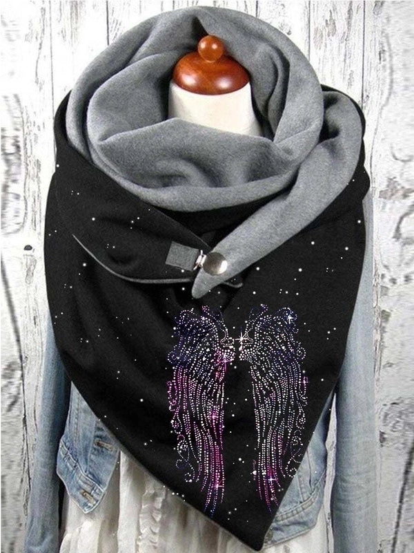 Women's Vintage Style Hedgehog Cat Butterfly Nylon Shawl
