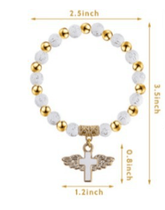 49% OFF🔥Angel Wing Cross Bracelet