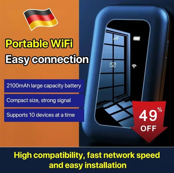 Promotion-[SAVE 46% OFF]--Wireless Portable WiFi--BUY 2 FREE SHIPPING NOW