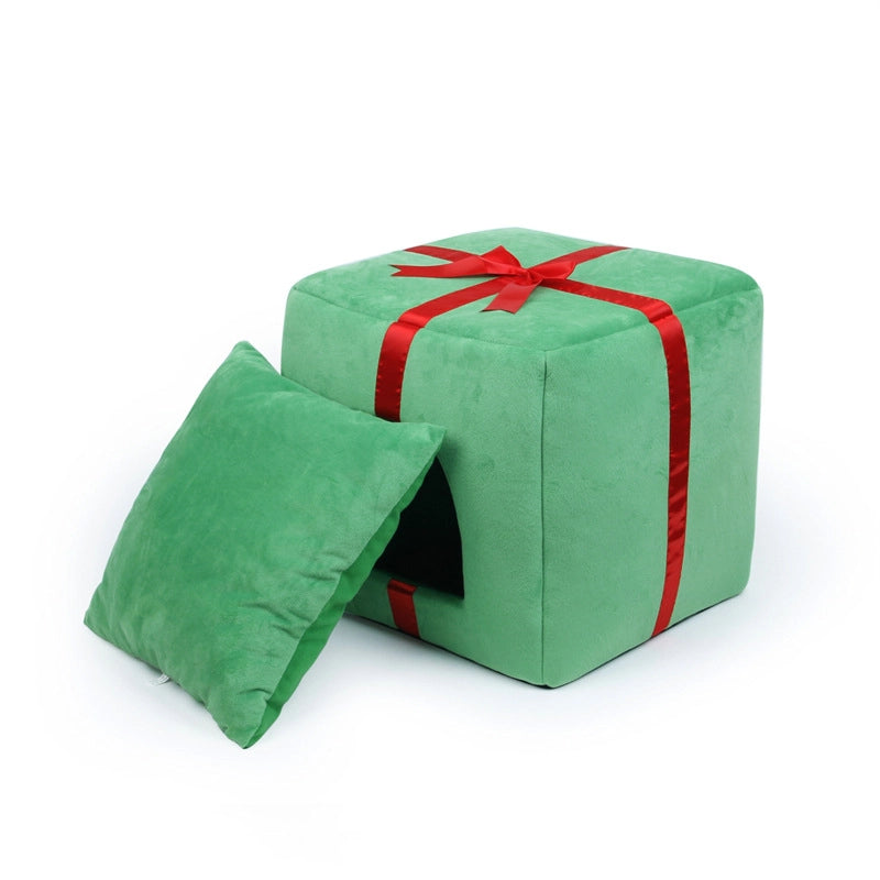 Minimalist Cloth Gift Box Pet Bed