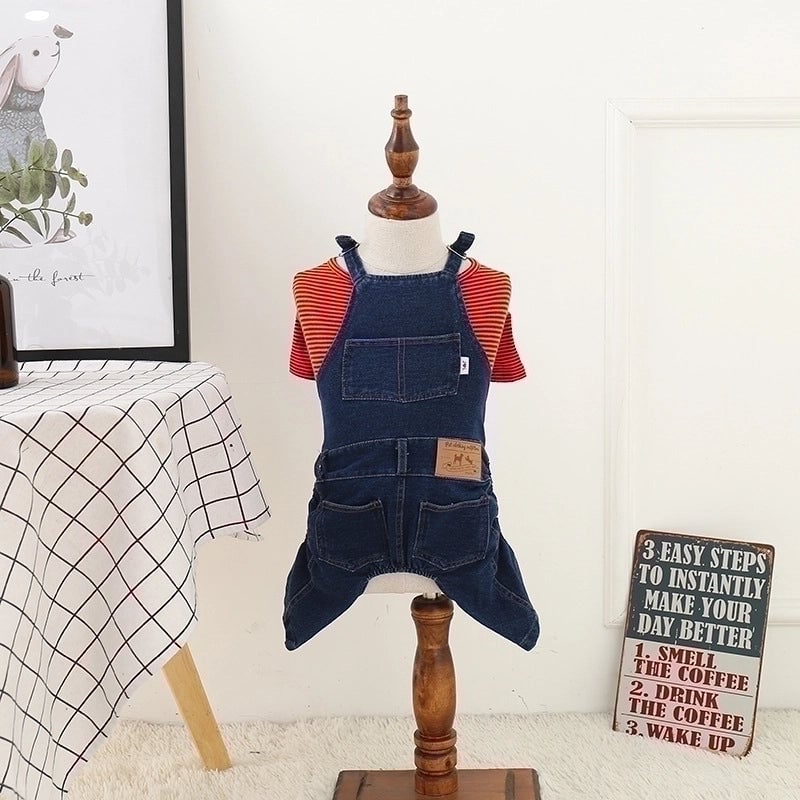 Minimalist Cotton Solid Color Pet Clothing