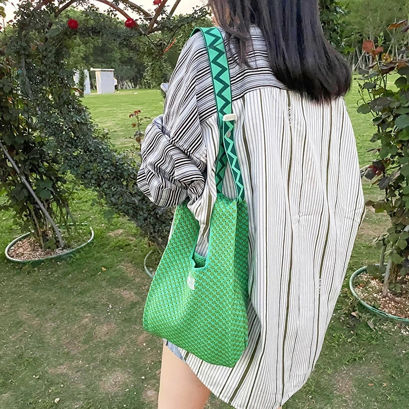 Adjustable Niche Design Bag Shoulder Strap Single Shoulder Crossbody Bag With Bag Accessories Portable Hand Carrying Shoulder Bag Color Shoulder Strap