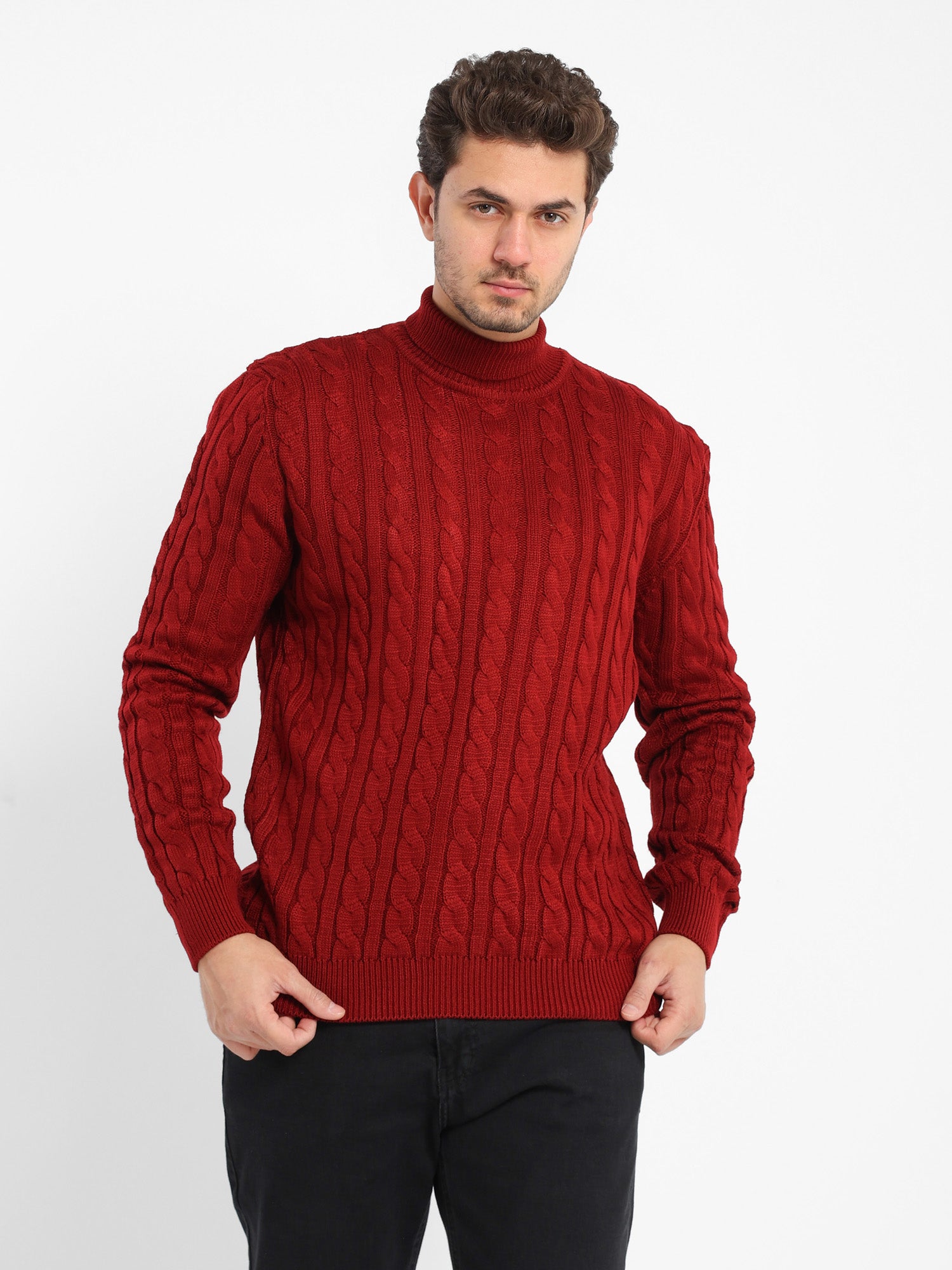 Textured Casual Pullover