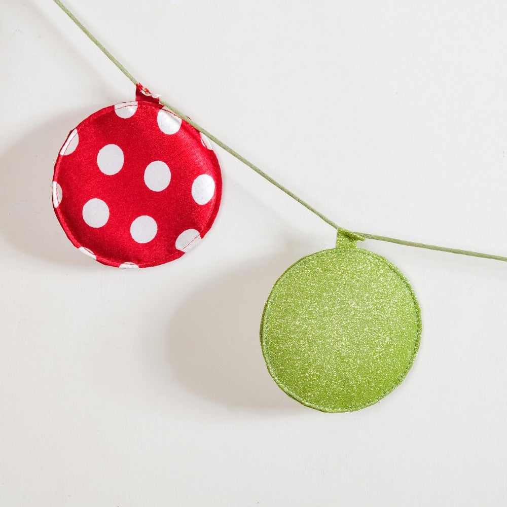 Christmas Baubles Bunting 98 Inch