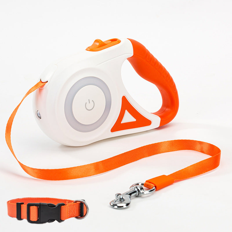 LED Dog Retractable Leash