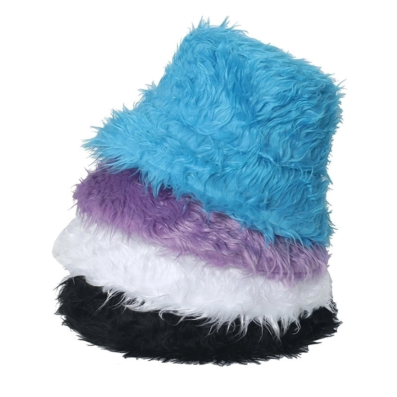 Women's Fashion Solid Color Sewing Flat Eaves Bucket Hat