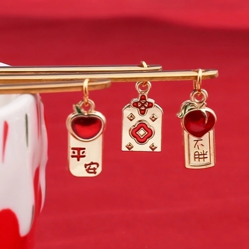 Cute Solid Color Stainless Steel Tableware 1 Set