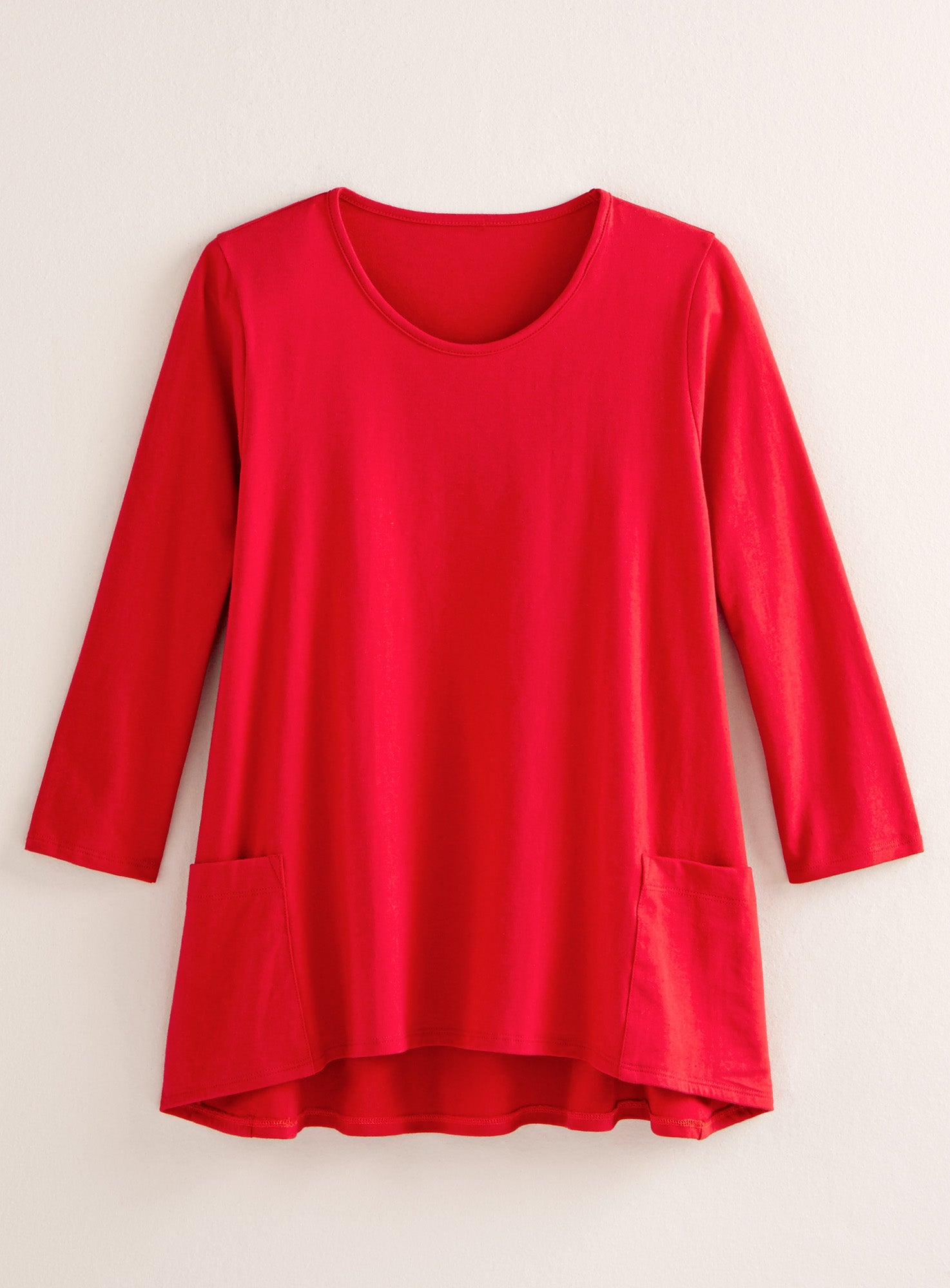 Beyond Basic Trapeze Top - 3/4 Sleeve