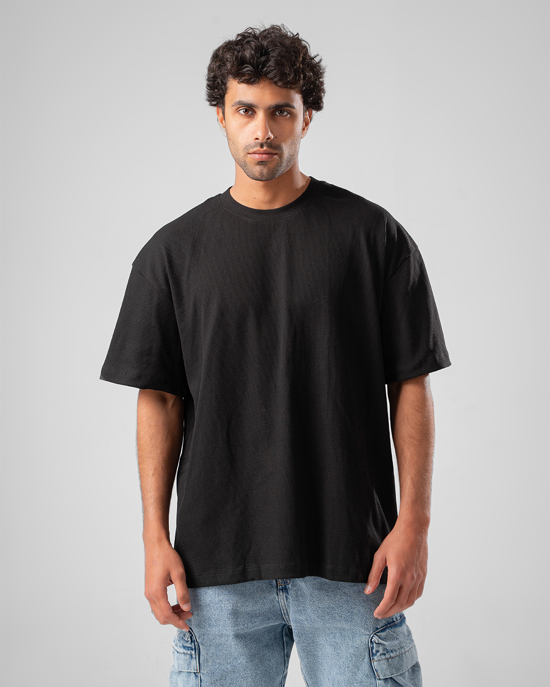 Men Jacquard T-shirt HalfSleeve