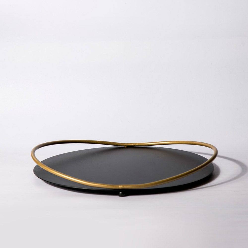 Cadence Vanity Tray - Black Gold