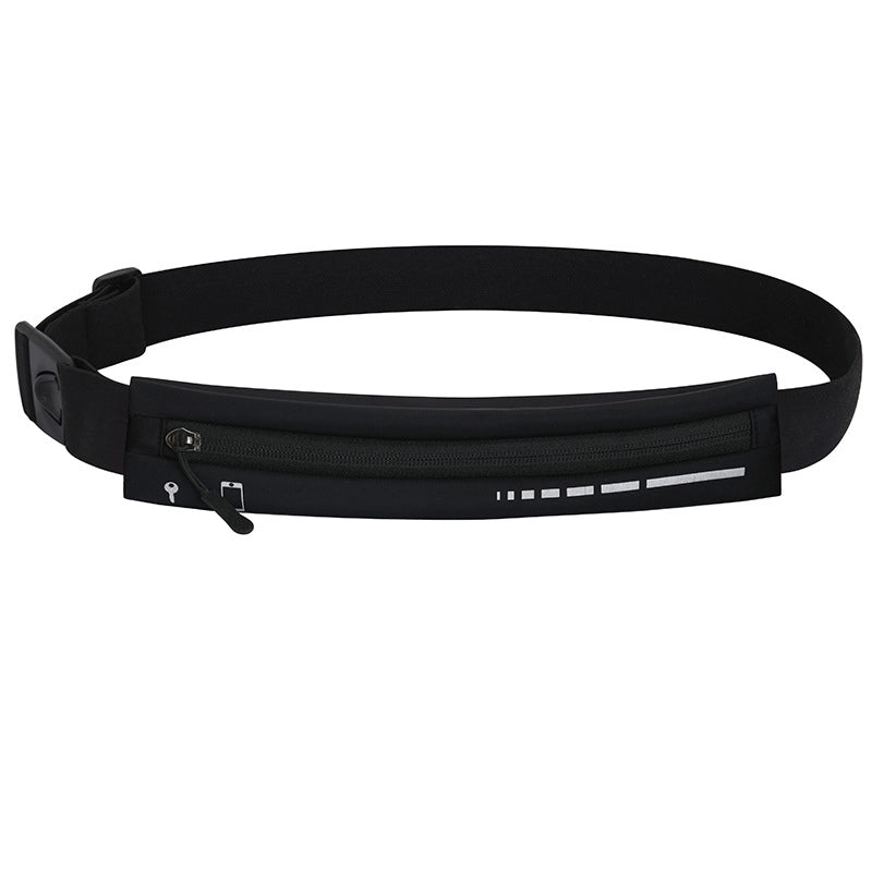 Women's Sports Solid Color Nylon Waist Bags