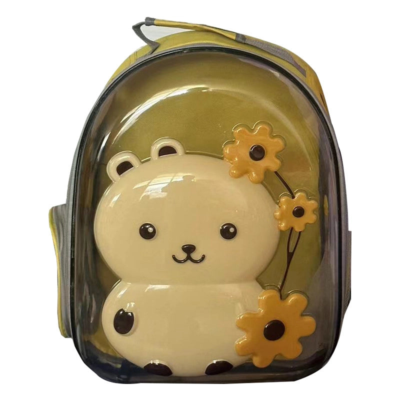 Shoulder Cat Bag Transparent Pet Bag Portable Outgoing Panoramic Transparent Cat Bag Lightweight Breathable Backpack For Pet
