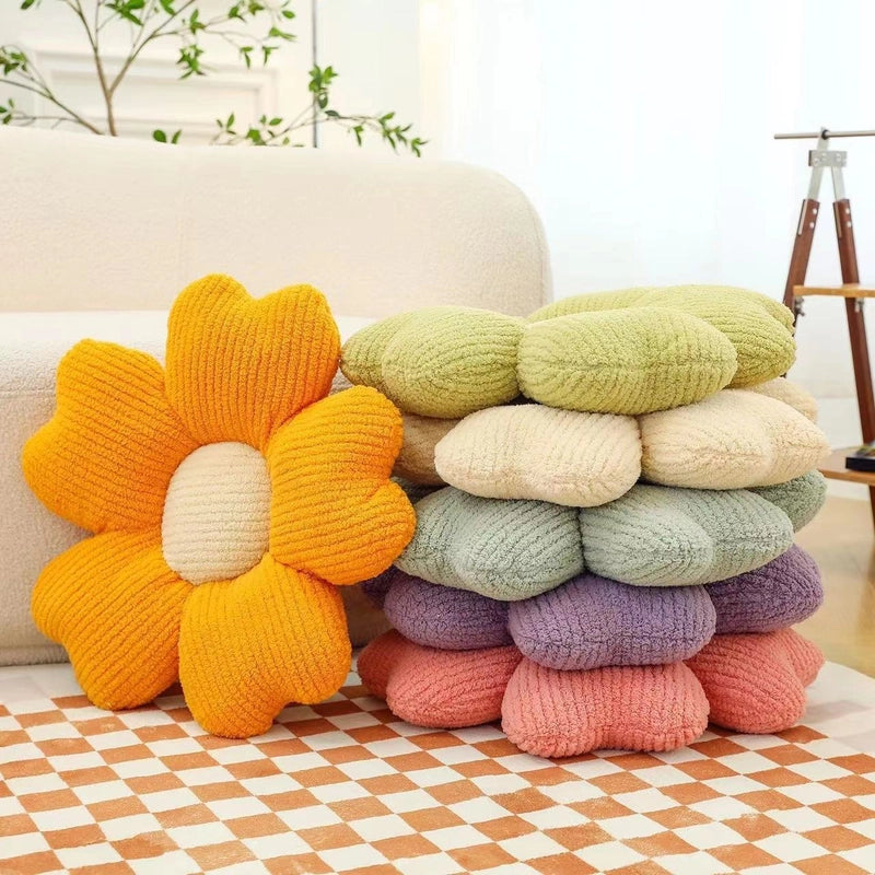 Breathable Five-petal Flower Cushion Macaron Fresh Home Sofa Decorative Cushion Dining Table Chair