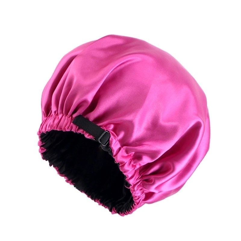 5 Pieces Women's Elegant Basic Minimalist Solid Color Eaveless Nightcap