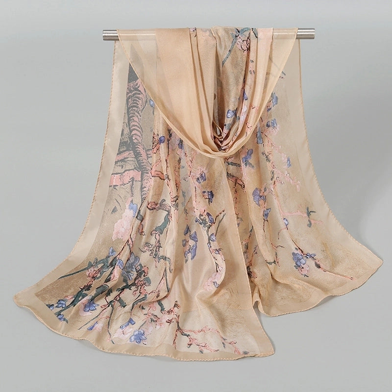 Women's Streetwear Solid Color Chiffon Scarves & Gloves
