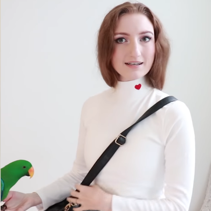 High Neck Heart Long Sleeve Shirt