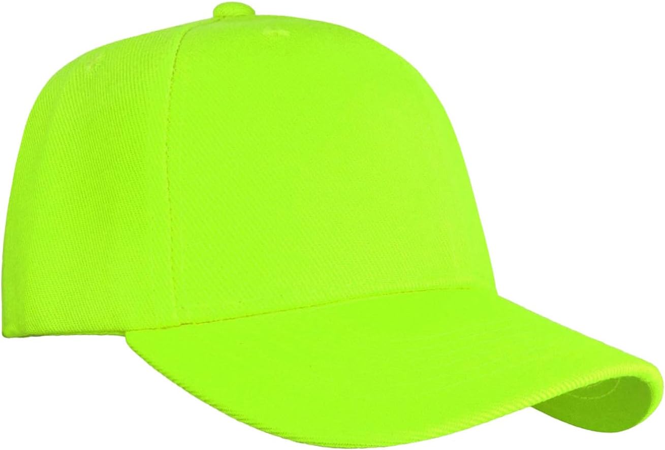 Falari Wholesale Bulk Lot 12-Pack Baseball Cap Adjustable Size Plain Blank Solid Color