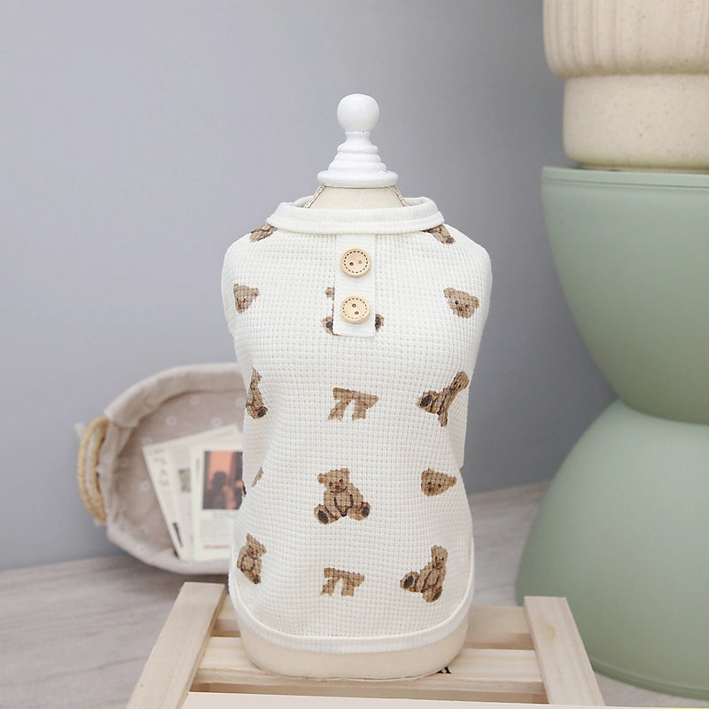 Pet Dog Vest Four-legged Home Clothes Spring/summer Bear Four-legged Home Clothes
