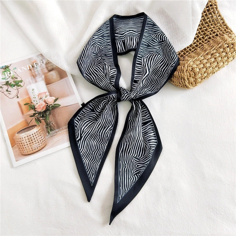 Fashion Printing Long Silk Scarf