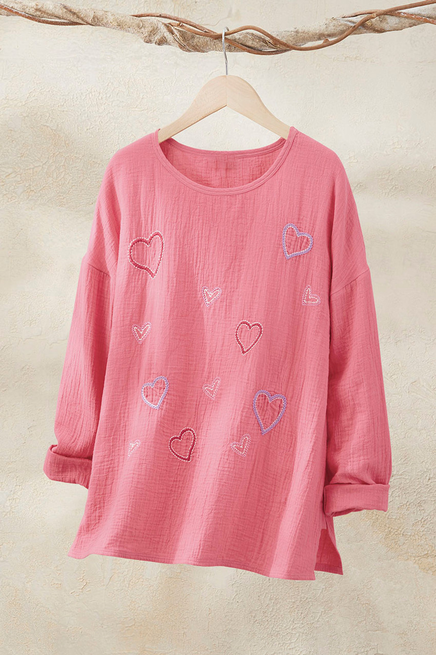 Love Is In the Air Gauze Top