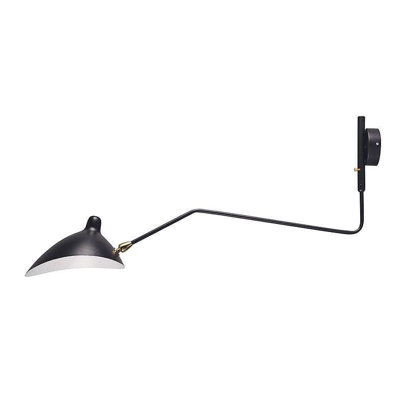 Hagar Black Deux | Mid-Century Wall Lamp