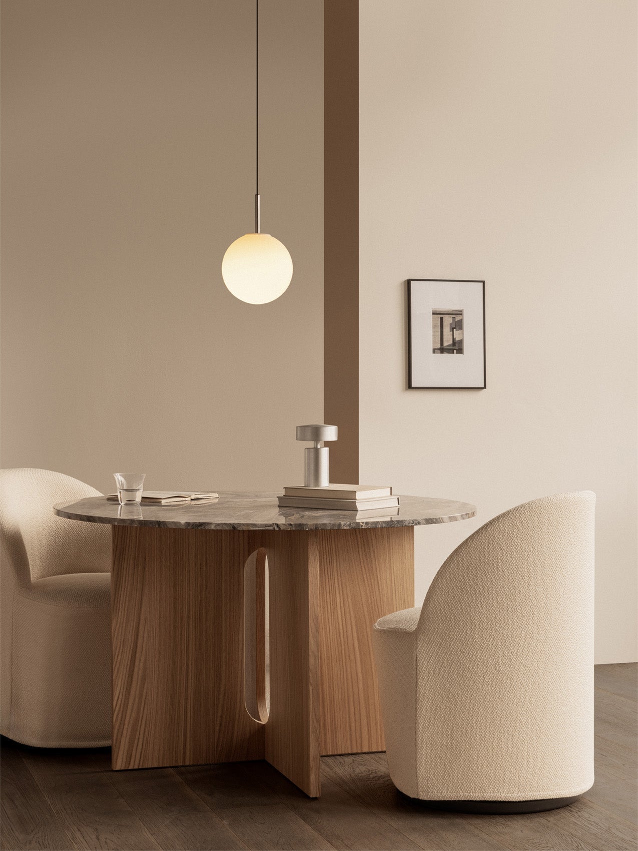 Tearoom Chair. with Swivel & Loose Cover