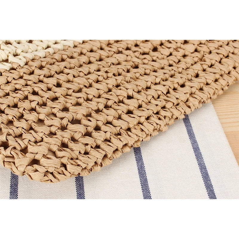 Women's Basic Vacation Solid Color Paper String Shopping Bags