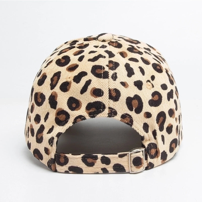Women's Vintage Style Cool Style Leopard Curved Eaves Baseball Cap