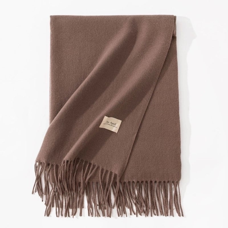 Scarf Winter Warm Windproof Shawl Women's High-end  Women's Cashmere Scarf