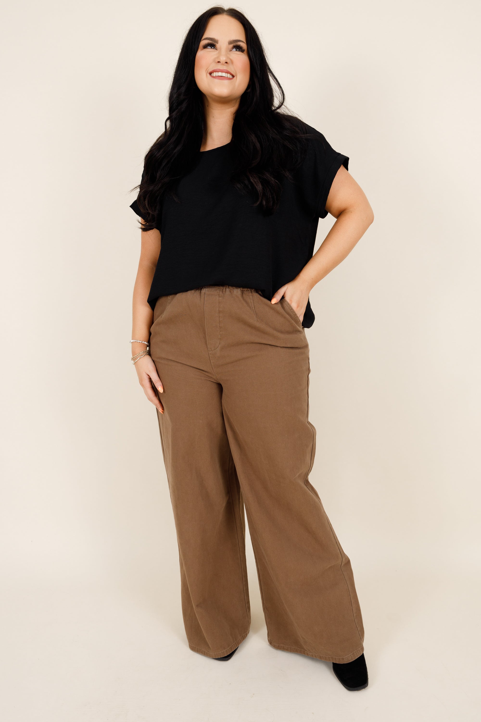 The Sweetest Destination Pants. Mocha