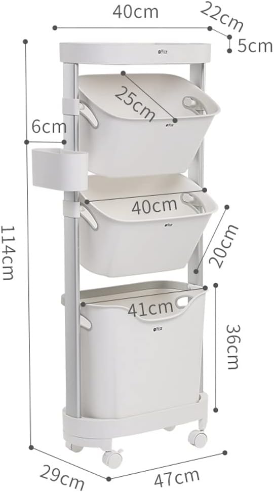 Dirty Clothes Basket Removable Car Truck Dirty Clothes Bathroom Laundry Basket Multi-Layer Storage Basket