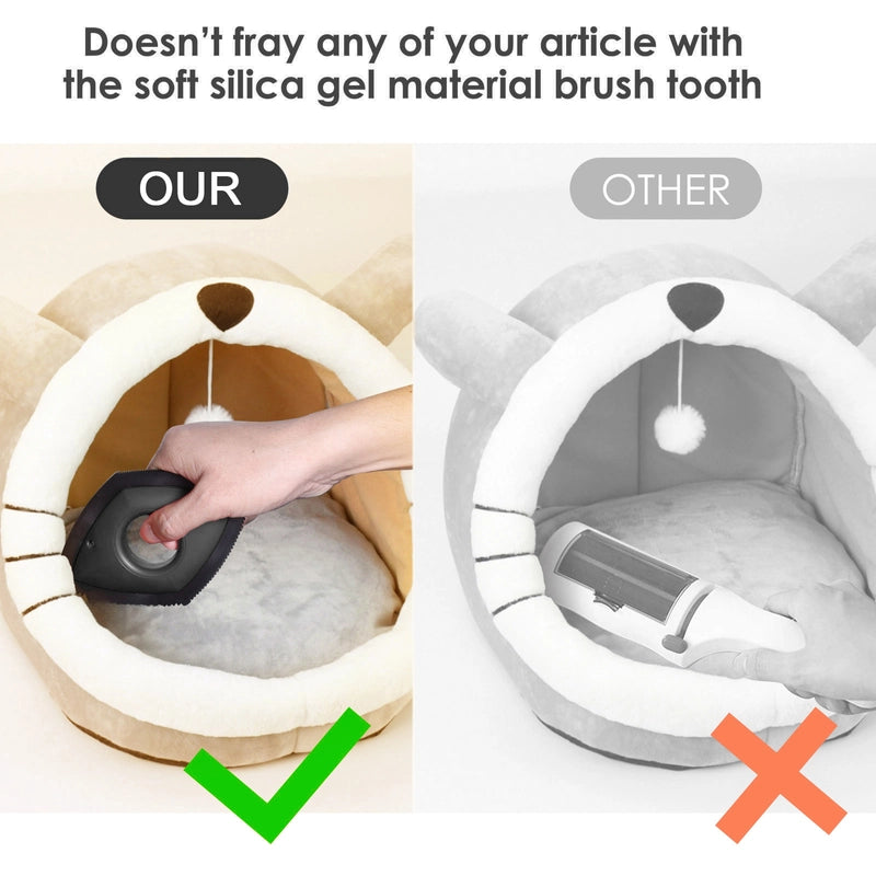 Pet Brush Hair Removal Brush CatPetHair Remover Pet Comb Car Sofa Carpet Strong Cleaning Brush