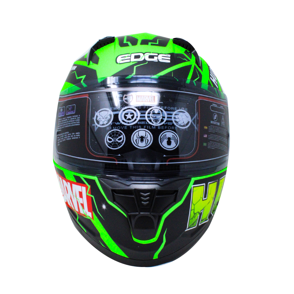 Casco Edge Integral Marvel Hulk